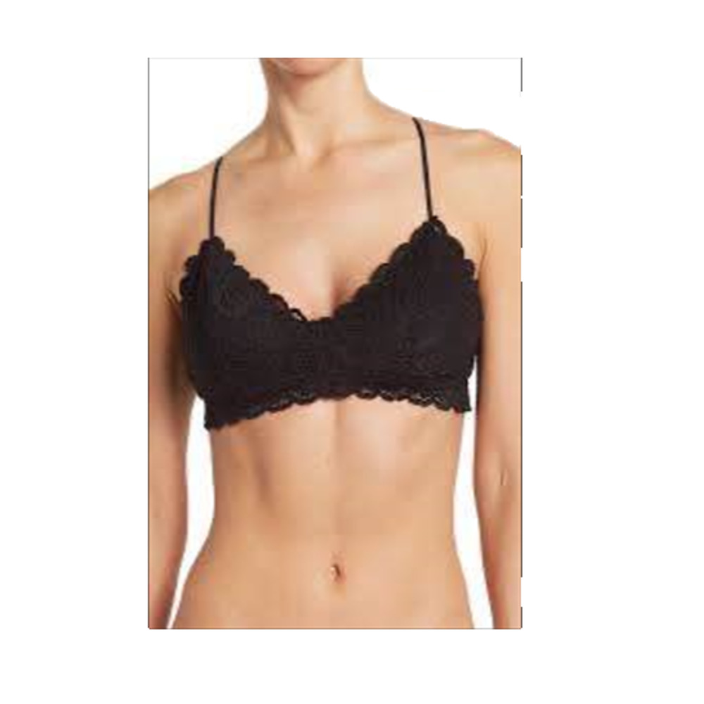 Wishlist Lace Bralette top bra Black Medium A005857